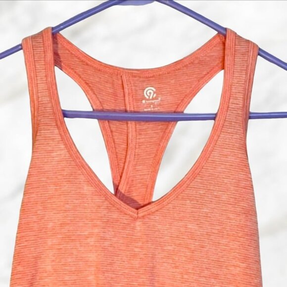 Champion C9 Racer Back Criss‎ Cross Keyhole Back Tank Top Coral Pink size Small - Picture 2 of 9